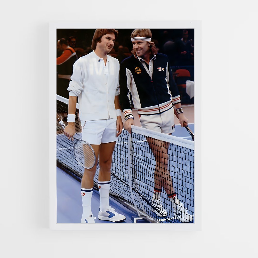 Poster Jimmy de connors – affiche Tennis (vue 3)